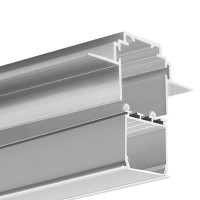 Aluminum profile for architectural light lines, TEKNIK-ZM Profile C0399NA, 062, not anodized, 1 meter