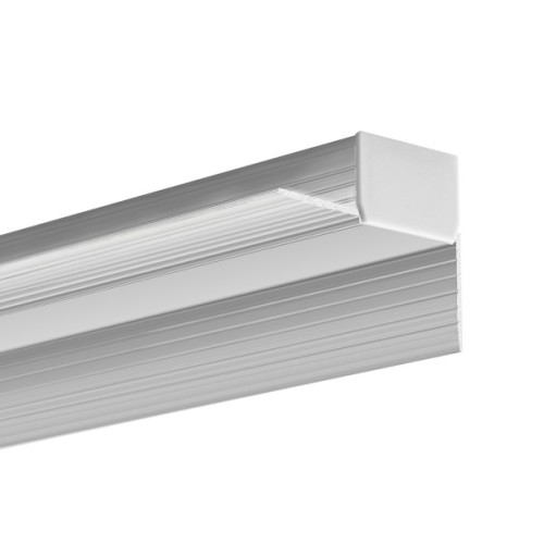 Aluminium Profil für architektonische Lichtlinien, KOZUS-CR Profile C0600NA, 057,  nicht eloxiert, 2 meter