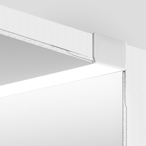 Aluminum profile for architectural light lines, KOZUS-CR profiles C0600NA, 057, not anodised, 2 meter