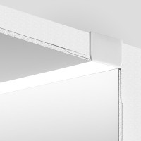 Aluminium Profil für architektonische Lichtlinien, KOZUS-CR Profile C0600NA, 057,  nicht eloxiert, 2 meter