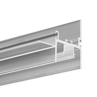 Aluminum profile for architectural light lines in stretch...