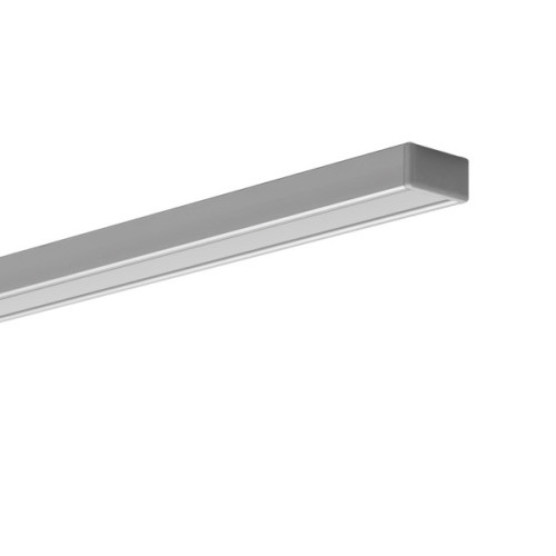 Aluminium Profil MICRO-H - 061, C0599ANODA, einfache und nicht sichtbare Montage, ideal für LED-Strips,  1 Meter