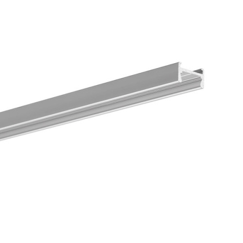 Aluminium Profil MICRO-H - 061, C0599ANODA, einfache und nicht sichtbare Montage, ideal für LED-Strips,  2 Meter