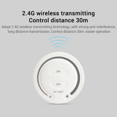 MIBoxer / Touch Dimming Remote Controller/  Wireless Controller / Fernbedienung für Einfarbige LED Strips, Ein- und Ausschate, Dimmer / FUT087