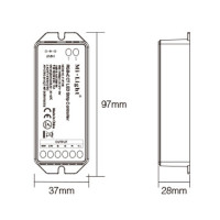 MIBoxer / RGB+CCT Smart LED Control Systemr/ LED Strip Controller mit Fernbedienung / Einstellungsoptionen: 16 Millionen Farben, Sättigung, Helligkeit und Farbtemperatur, Timer-Funktion / Wireless Light Control / Kabellose Lichtsteuerung / FUT045A