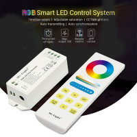 Mi-Light / RGB Smart LED Control System / LED Strip Controller with Remote Control / Setting Options: 16 Million Colors, Brightness, Timer Function / Wireless Light Control / Wireless Light Control / FUT043A
