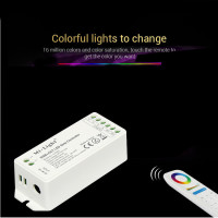 Mi-Light / RGB+CCT Strip Controller/ Einstellungsoptionen: 16 Millionen Farben, Sättigung, Helligkeit und Farbtemperatur / Wireless Light Control / Kabellose Lichtsteuerung / FUT045