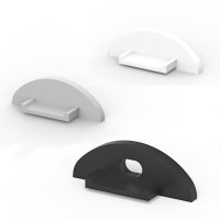 End cap for aluminum profile P2-1, plastic, gray, white...