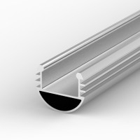 Aluminum profile P8-1, ideal for LED strips, color...