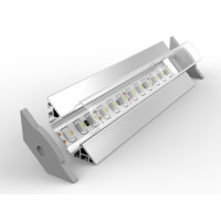 Set - Aluminium Profil P7-1, Einlassprofil,  ideal für LED-Strips, Silber eloxiert, Profil  + Abdeckung + Endkappen, 2 Meter