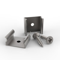 Mounting clamp P4 for aluminum profile P4-1, plastic, 1...