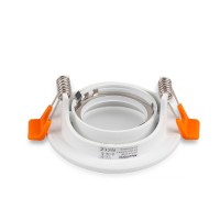 Deckeneinbaurahmen weiß Ø75mm