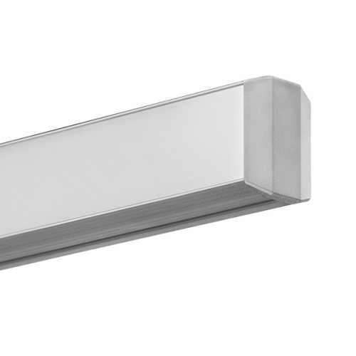 Aluminium Profil 065, KLUS GIZA-DUO-LL, C2162, ideal für LED Streifen, 3 Meter