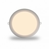 LED Einbaupanel rund dimmbar Warmweiß 1440LM 19W (S) Ø 250mm, PAN3535WB2232626080120DM01