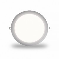 LED recessed panel around dimmable cool white 1440lm 19W (S) Ø 250mm, PAN3535WC2232626080120DM01