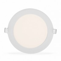 LED recessed panel TAVO around neutral white 1270LM 15W (W) dimmable Ø 155mm, PANR155W40L6WDM01