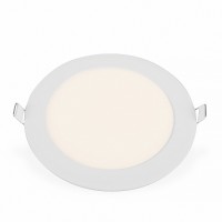 LED recessed panel TAVO around neutral white 1270LM 15W (W) dimmable Ø 155mm, PANR155W40L6WDM01