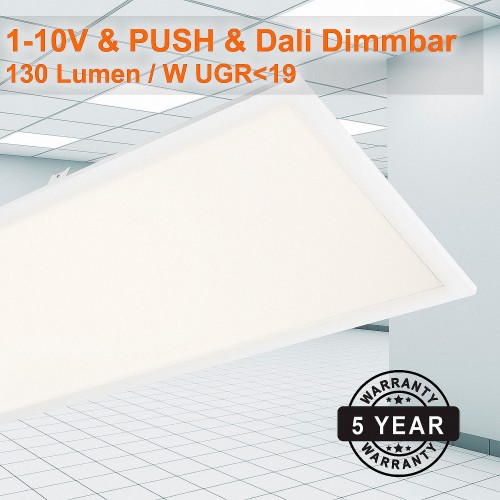 LED panel insert 1195x295 40W (W) 840 Neutral White UGR19 1-10V & Dali, PANUGR1195295W440W10DIM04