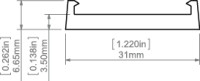 Befestigungsclip GIP-UV