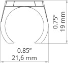 PLD-20 Mounting brackets set