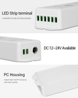 WiFi 5 in 1 LED Strip Controller DC12~24V 6A/Channel 15mA  WL5