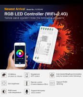 RGB LED Controller(WiFi+2.4G)