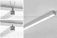 Kopie von Aluminium Profil 009, KLUS PDS-ZM B7696ANODA, eloxiert, ideal für LED Streifen, 1 Meter