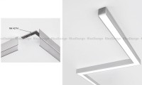 Kopie von Aluminium Profil 009, KLUS PDS-ZM B7696ANODA, eloxiert, ideal für LED Streifen, 1 Meter