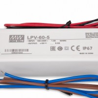 MEANWELL LPV-60-5 SMPS 5V / DC / 0-8A / 40 IP67