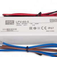 MEAN WELL LPV-60-5 SNT 5V/DC/0-8A/ 40W IP67