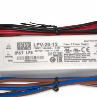 MEAN WELL LPV-20-12 SMPS 12V / DC / 0-1,67A / 20W IP67