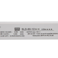 Mean Well SLD-80-24 LED-Trafo, 80 W 24 VDC 3,3 A IP20