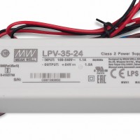 MEAN WELL LPV-35-24 SMPS 24V / DC / 0-1,5A / 36W IP67