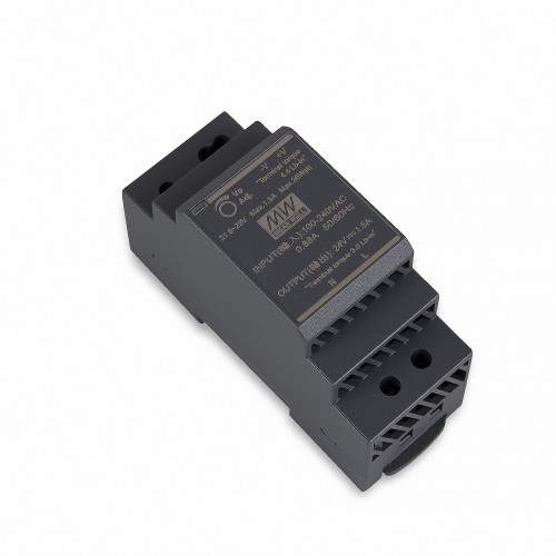HUTSCHIENEN-NETZTEIL (DIN-RAIL) MEAN WELL HDR-30-24 24V/DC 30W