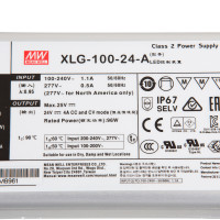 MEAN WELL XLG-100-24-A LED-TRAFO, 96 W, 24 V DC, 4000 MA