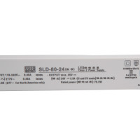 MEAN WELL SLD-80-24 LED-TRAFO, 80 W 24 VDC 3,3 A IP20...