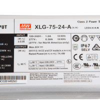 MEAN WELL XLG-75-24-A LED-TRAFO, 75 W, 24 V DC, 3100 MA