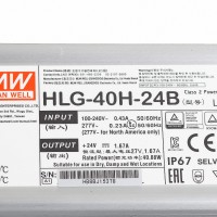MEAN WELL HLG-40H-24B SNT 24V / DC / 0 TO 1.67 / 40 DIMMABLE