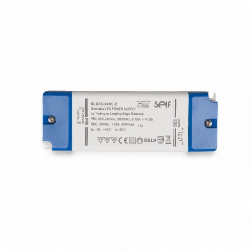TRIAC DIMMBAR SELF SLD30-24VL-E 24 V/DC/0-1,25 A 1,25 A 30 W IP20 DIMMBAR