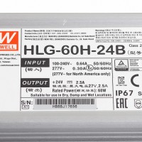MEAN WELL HLG-60H-24B SNT 24V/DC/0-2,5A/ 60W IP67