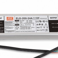 MEAN WELL ELG-200-24A-3Y SNT 26.4 V/DC/0-8,4 A/ 201,6W IP65