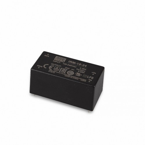 MEAN WELL IRM-15-24 SCHALTNETZTEIL MODUL 24 V/DC/0-0,63A/ 15 WW