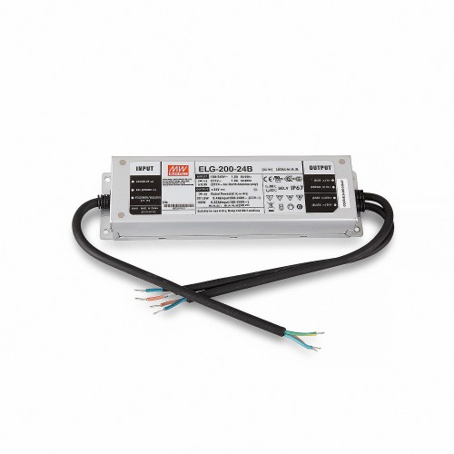 MEAN WELL ELG-200-24B-3Y SNT 24 V/DC/0-8,4 A/ 201,6W IP67
