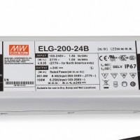 MEANWELL ELG-200-24B-3Y SNT 24 V / DC / 0 TO 8.4 A / IP67...