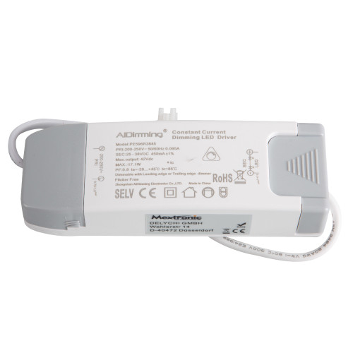 DIMMABLE FLACK -FREE POWER SOURCE PHASE SECTIONS UP TO 15W 450MA