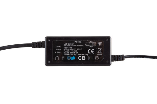 CONSTANT ELECTRICITY LED POWER SUPPLY 100-240V AC 450MA 32-42V