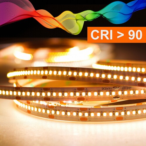 LED STRIP 2216 WARMWEISS (2700K) CRI 90 90W 5 METER 24V IP20