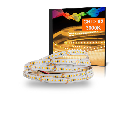 LED STRIP ATLA WARMWEISS (3000K) 96W 5 METER 24V IP20 CRI 92
