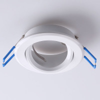 Deckeneinbauring Einbaurahmen Einbauring Downlight schwenkbar aus Aluminium für GU10 MR16 GU5,3 LED Spot, LED Highpower Spot, normale Halogen, EBRRDW16302, 16302