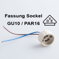 GU10 Fassung Sockel Hochvolt Keramik 190-230V ideal...